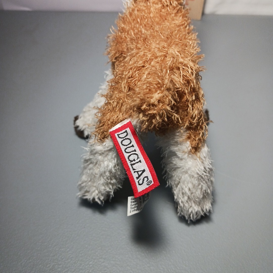 Llama Plush Stuffed Animal Douglas Cuddle Toy 8" Brown & White Alpaca Plushie