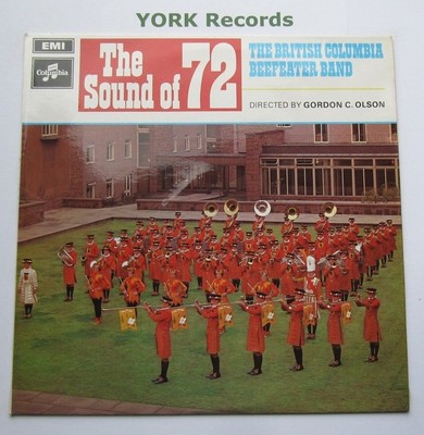 BRITISH COLUMBIA BEEFEATER BAND - The Sound Of '72 - Ex Con LP Record Columbia 