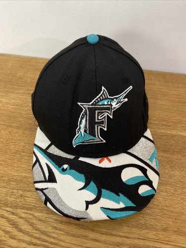 New Era Florida Marlins kids black baseball cap - size 53.9cm - Picture 3 of 7