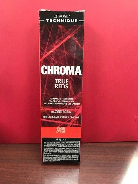 Loreal Technique Chroma True Reds Perm. Haircolor Cayenne 1.74oz