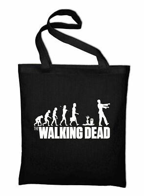 The Walking Dead Zombie Evolution Jutebeutel Beutel Stoffbeutel Horror