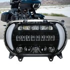 For Harley Road Glide LED Headlight Turn Signals Motorcycle Running Side Lights