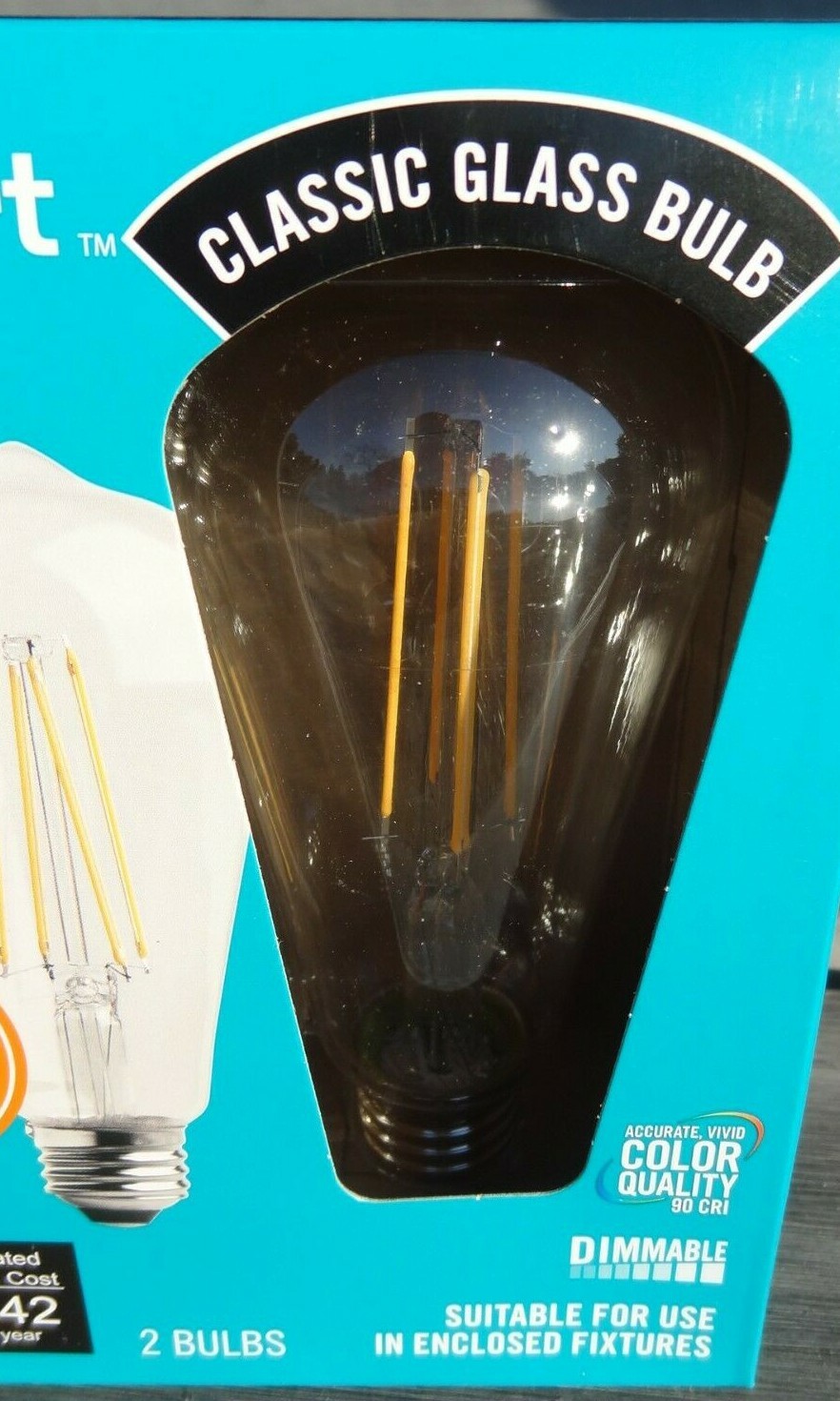 EcoSmart 40W ST19 Antique Dimmable 300 Lumens 3.5 W Vintage LED Light Soft White