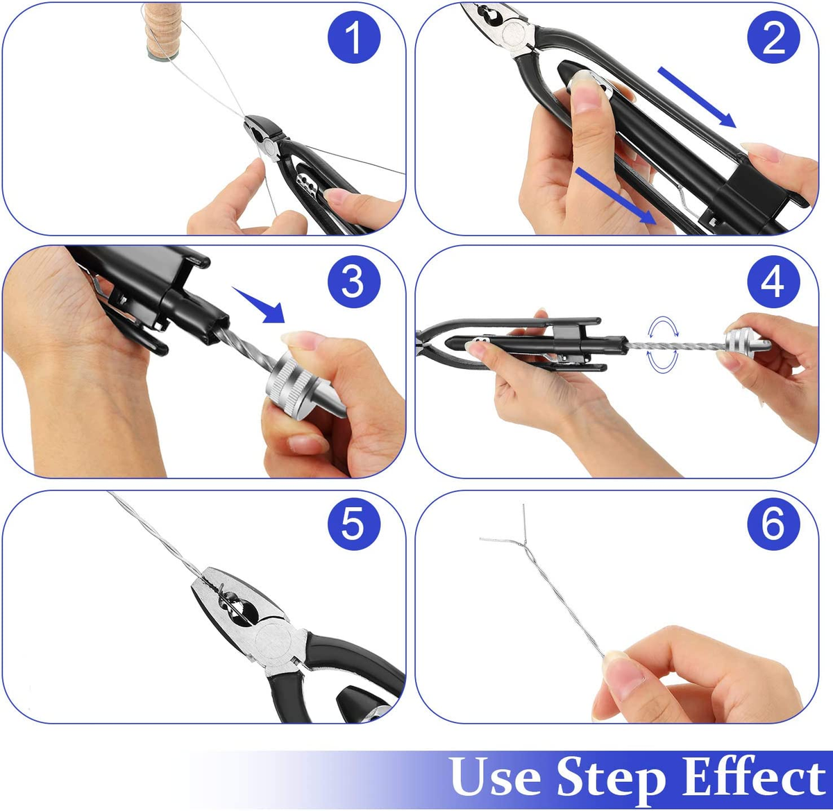 6 Safety Wire Twisting Pliers, High Carbon Steel Forgingock Twist