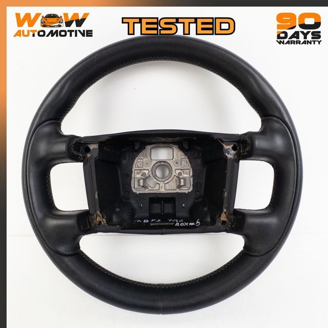 04-17 BENTLEY CONTINENTAL FLYING SPUR GTC GT DRIVER STEERING WHEEL BLACK OEM