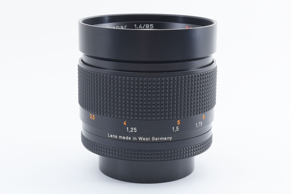 NEAR MINT] Contax Carl Zeiss Planar 85mm 1.4 T From JAPAN | eBay