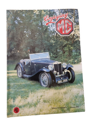 Enjoying MG Magazine Vol. 12, No. 1 , January 1992