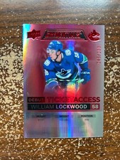 William Lockwood RC, Debut Ticket Access-Red /199 #79 - 2021-22 UD Credentials
