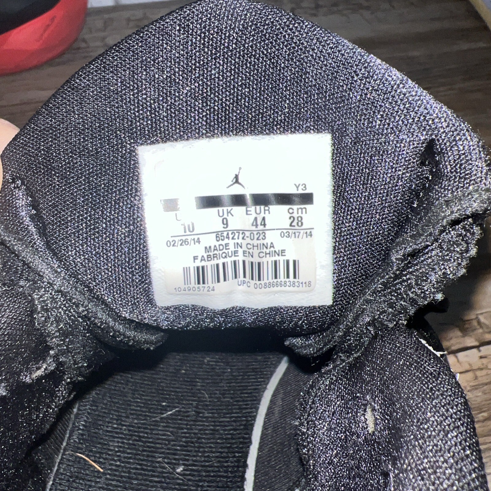 Nike Air Jordans Lunarlon Black Basketball Shoes Mens… Gem