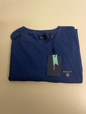 Image of Gant College Blue SS Crew Tee / T-Shirt - Medium
