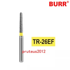10pcs TR-26EF Taper Round End Extra Fine Grit Dental Diamond Burs FG Dia. 1.6mm
