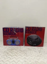 Proscan Portable CD AM/FM Radio Boombox -lot Of 2