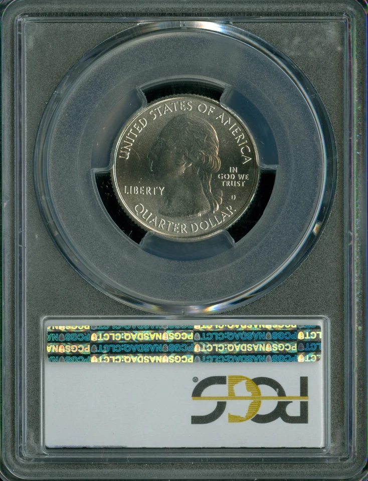 2016 D CUMBERLAND GAP FLAG QUARTER PCGS MS67 PQ 2ND FINEST MAC SPOTLESS .  - Image 2 of 2