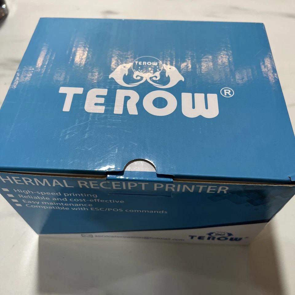 TEROW T5890K USB Thermal Receipt Printer 58MM POS Printer Portable Label Printer - Image 3 of 4