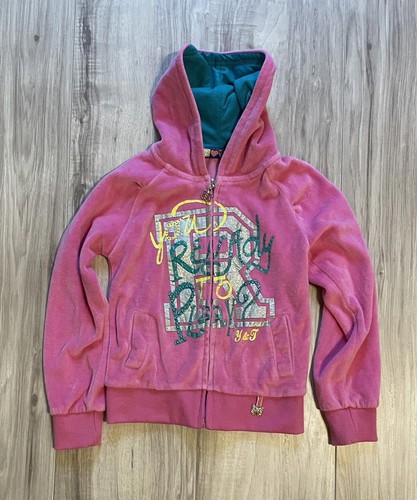 Cozy Pink Velour Hoodie and Pants Set Size 4 - Picture 5 of 7