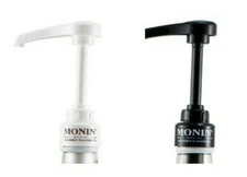 Monin 750 ml Syrup Pump - Black or White