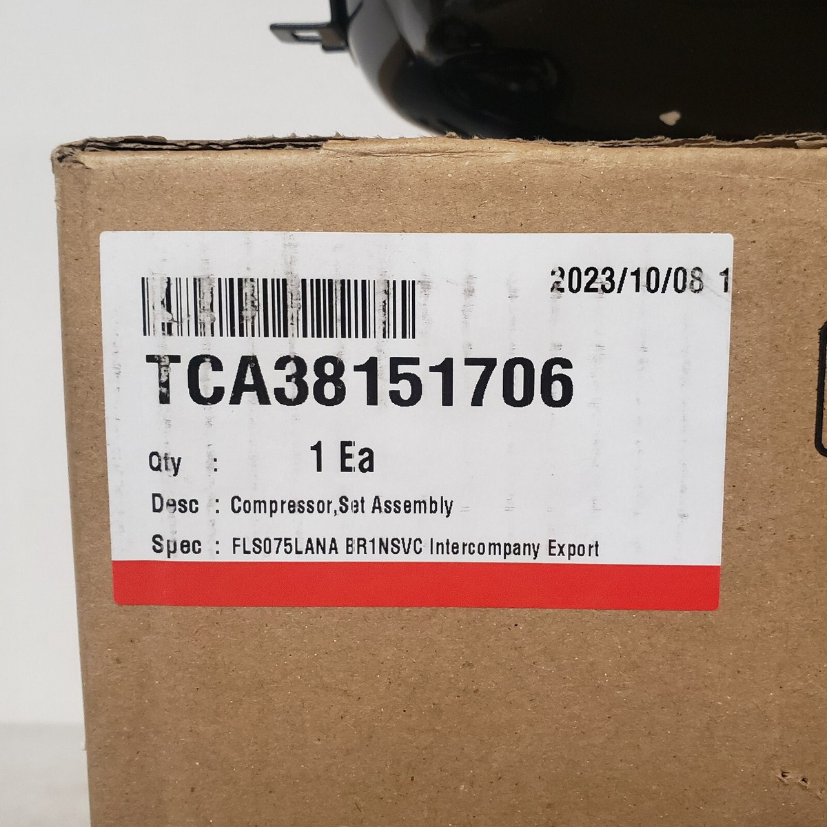 LG OEM TCA38151706 TCA38091801 FLS075LANA Refrigerator Compressor