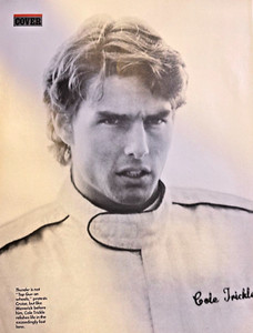 1990 Actor Tom Cruise illustrated