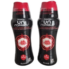 LOT OF 2 Downy Unstopables Old Spice Scent In-Wash Scented Booster Beads 14.8 oz