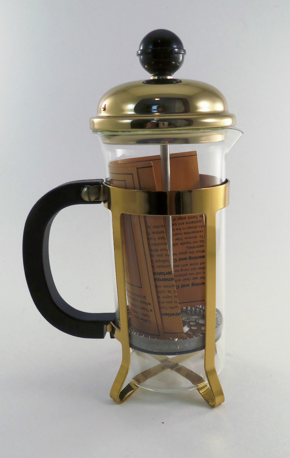 Coffee Tea Maker 350cc 3 Cup 12 Oz. Silver Or Gold # T217 No