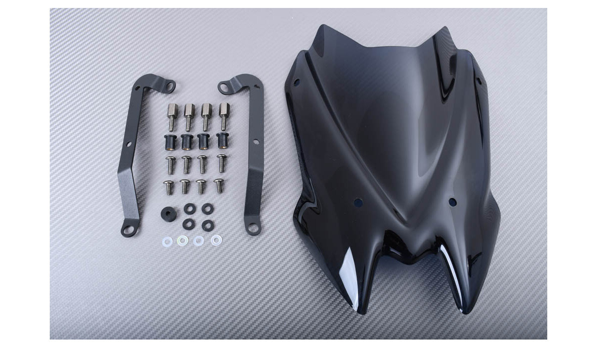 Bulle teintée Kawasaki Z650 en acrylique haute résistance look sport