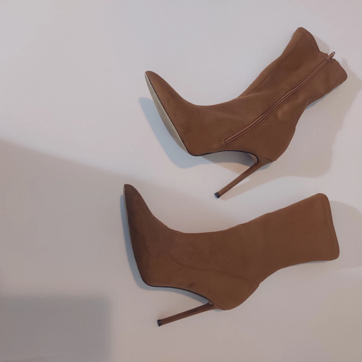 Bottines Marron Anne Michelle Talons Pointus - Pointure 7,5 - Occasion En Bon état