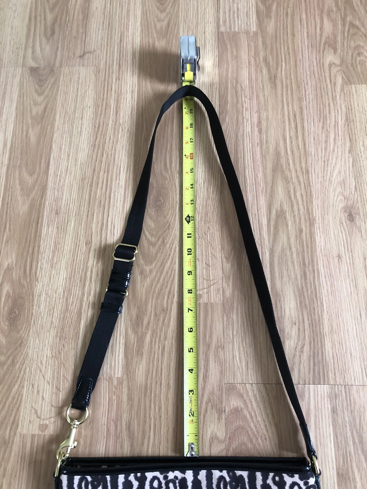 Borsa portadocumenti Coach stampa animalier tela tracolla regolabile messenger F31686