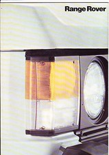 Range Rover brochure - the original 3-dr V8 - c1980 - publ 3415/A. Mint