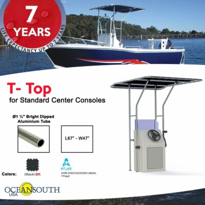 #ad #ad Oceansouth Boat T top for Standard Center Console Boat Black Size 1 $277.62