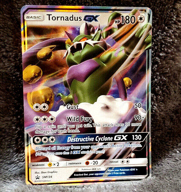 Tornadus GX SM134 Black Star Promo Ultra Rare Pokemon Card | eBay