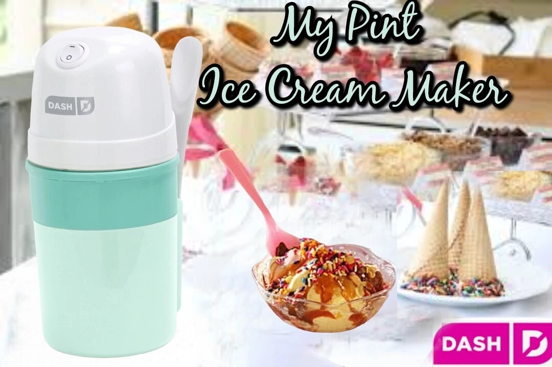 DASH My Pint Electric Homemade Ice Cream Maker Gelato Sorbet Frozen Yogurt