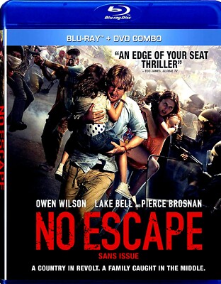 New BluRAY DVD No Escape Owen Wilson, Pierce Brosnan, Lake