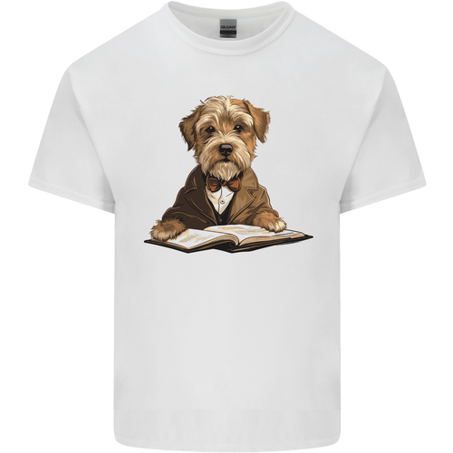 Una Camiseta Para Niños Con Un Perro Leyendo Un Libro - Foto 7 di 17