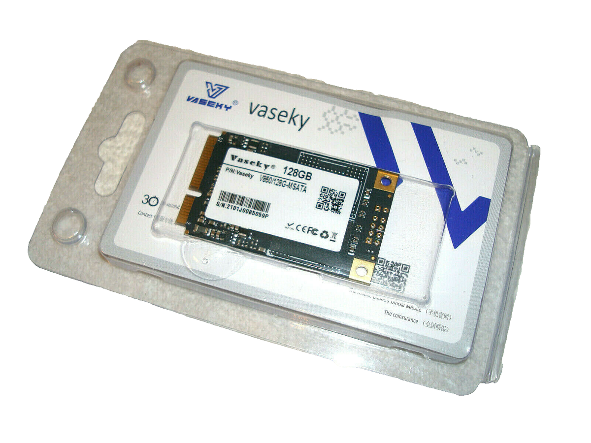 Vaseky 128GB mSATA Solid State Drive - USA / Delivery 3-4 Days