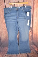 Signature by Levi Strauss Women's Totally Shaping Mid Rise Bootcut Jeans 22 S