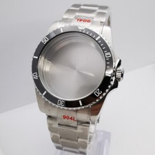 36mm ceramic bezel sapphire glass case strap fit nh35 nh36 miyota 8215 movement