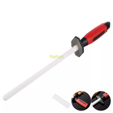 10 Inch Ceramic Sharpening Bar Sharpener Honing Rod For Kitchen Knife Scissors