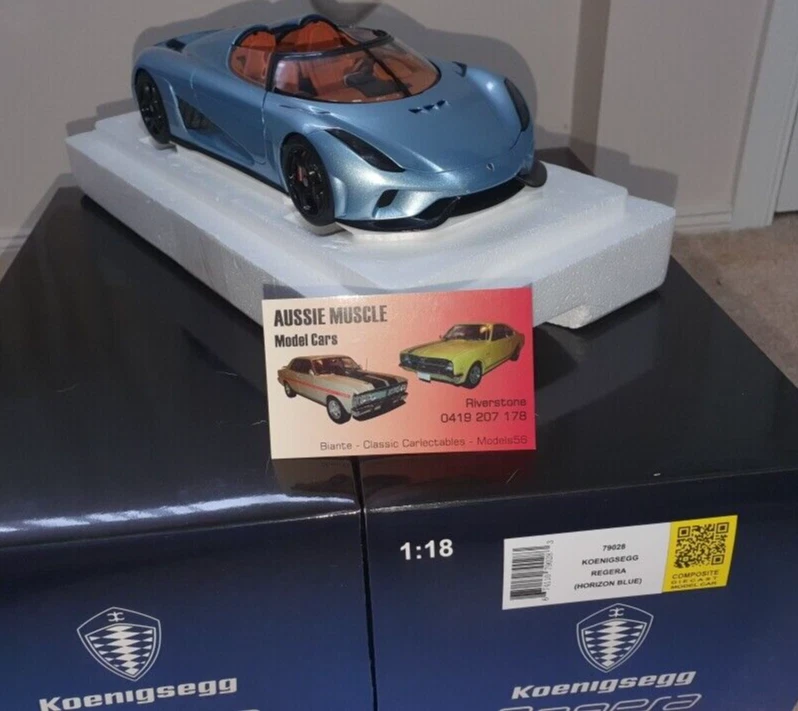オートアート1/18ケーニグセグレゲーラ HORIZON BLUE AutoArt