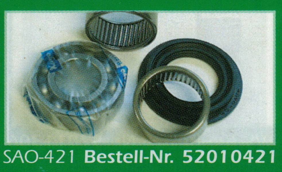 Kit roulements bras oscillant pour KAWASAKI ZX 6 RR modèle SAO-421