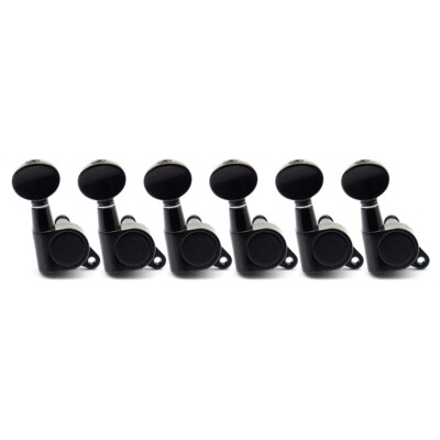 Wilkinson WJ-05 6 inline Black Guitar Tuning Pegs Machine Heads for Strat Tele