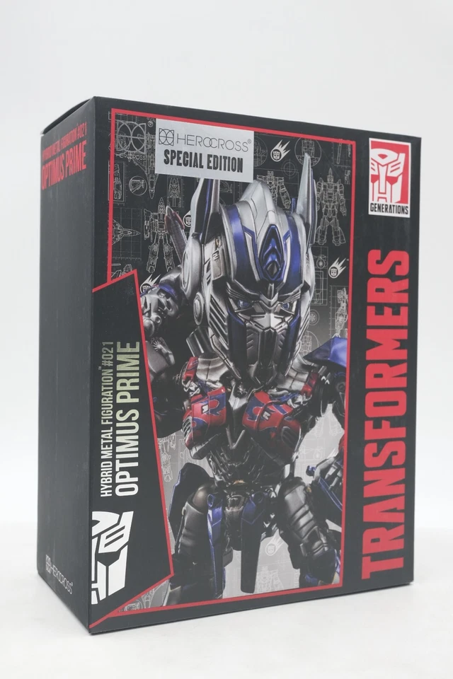 Herocross Optimus Prime Hybrid Metal Figuration #021 Special Edition New Sealed - Image 2 of 4
