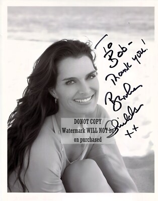BROOKE SHIELDS 8 x10'' (20x25 cm) handsigniertes signed Foto