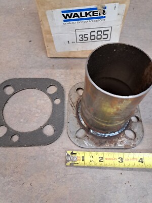 Walker 35685  3'' OD Inlet- 2 1/2'' ID Outlet, 4'' OAL HEADER Adapter