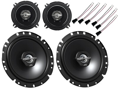 JVC Lautsprecher Einbauset  für VW Bus T4 Vorne Armaturenbrett und Tür 510 Watt