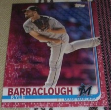 2019 Topps Series 1 Mothers Day Pink #138 KYLE BARRACLOUGH Marlins 11/50