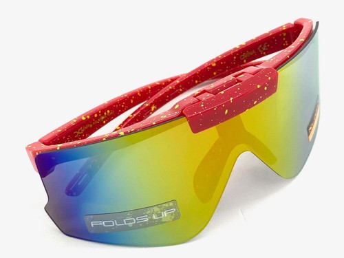 Kids Boys Girls Sports Baseball Cycling Retro Wrap Shield SUN GLASSES Ages 6-12 - Picture 7 of 8