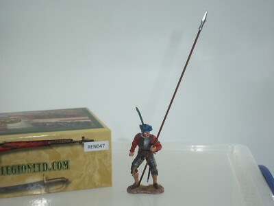 ERSTE LEGION REN047 SCHWEIZER SÖLDNER PIKEMANN SOLDAT STEHEND BEREIT HALTEN HECHT 