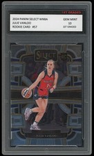 Julie Vanloo RC 2024 Panini Select WNBA 1st Graded 10 Rookie Card Mystics