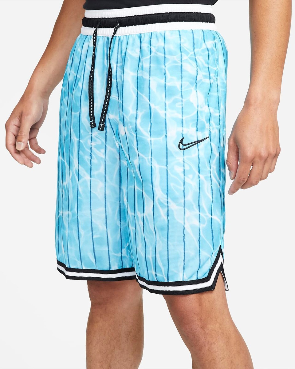 Nike DNA Dri-Fit Basketball Shorts Psychic Blue/White/Black BNWT