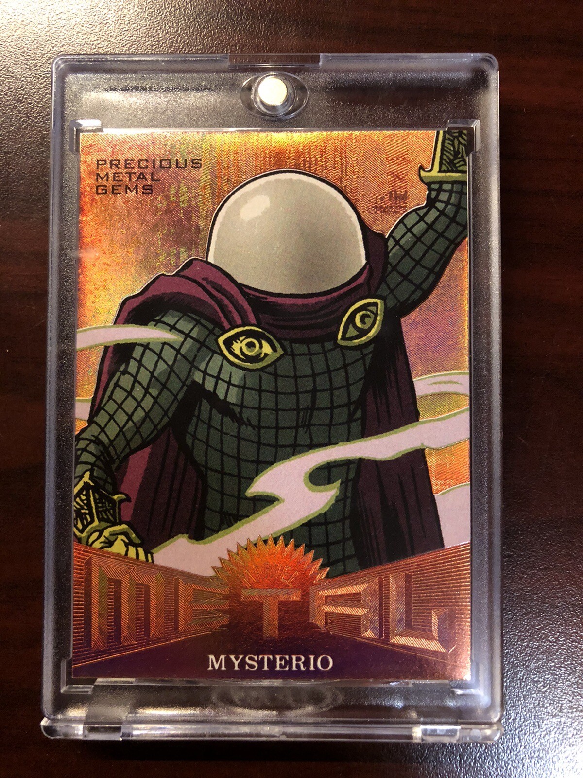 2017 FLEER ULTRA MYSTERIO SPIDER-MAN PRECIOUS METAL GEMS PMG BRONZE #MM38 #/199